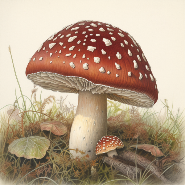 File:Drawing of Amanita mesopotamica.png